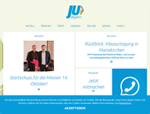 Tablet Screenshot of ju-bayern.de